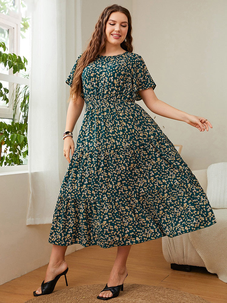 Nadej Plus Size Ditsy Floral