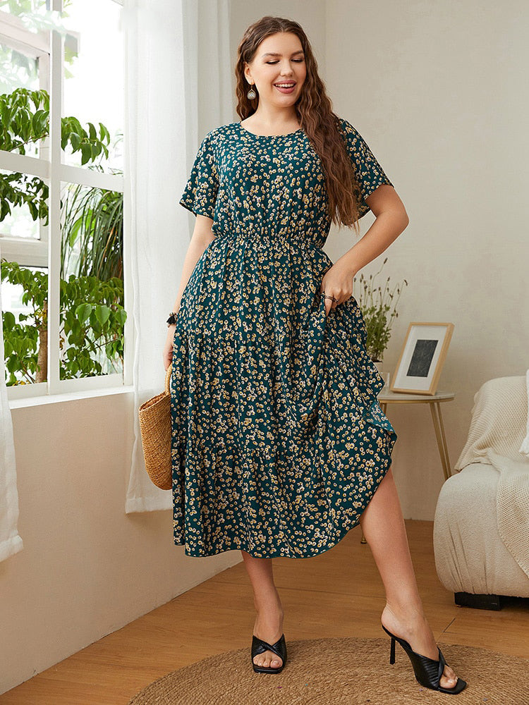 Nadej Plus Size Ditsy Floral