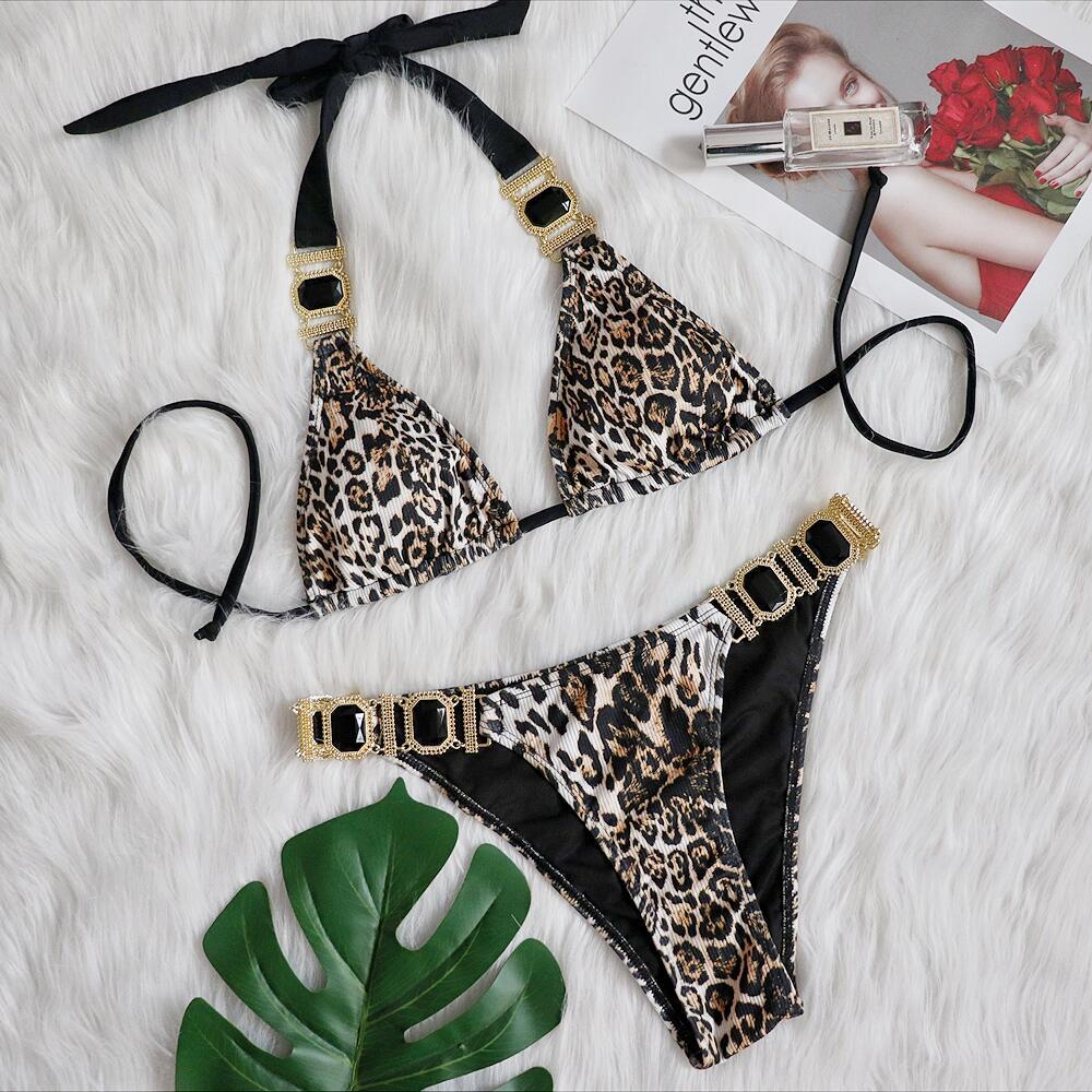 Leopard Black Diamond Swimsuit