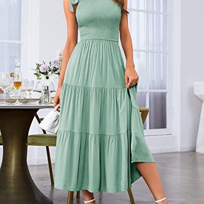 One-shoulder Summer Dress "New Fashion" 2023