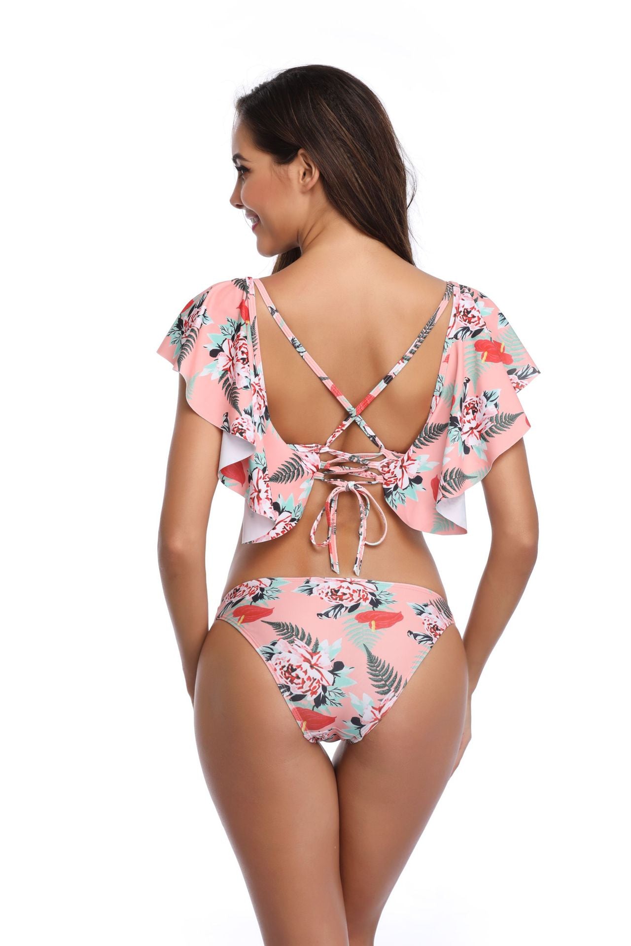 Floral Split Bikini