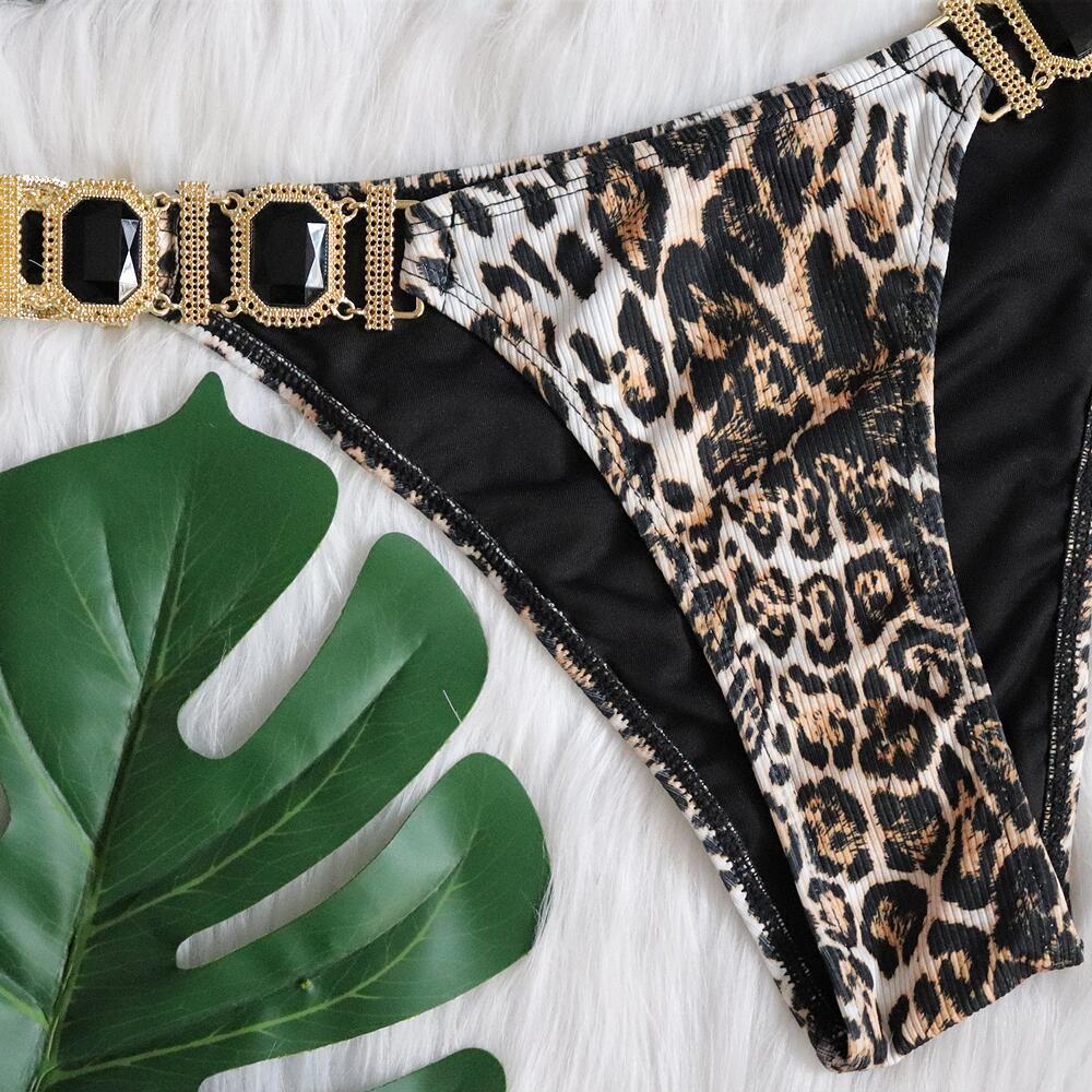 Leopard Black Diamond Swimsuit