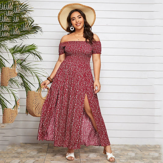 Summer Long Dress Casual Plus Size