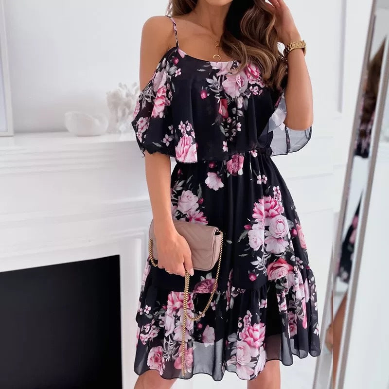 Betty Flower Printed Dress