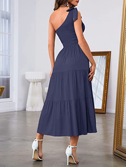 One-shoulder Summer Dress "New Fashion" 2023